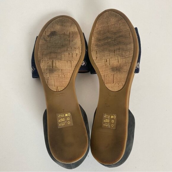 Madewell Blue Thea Diamond Stitch SandalsStyle E9216 - Picture 9 of 12